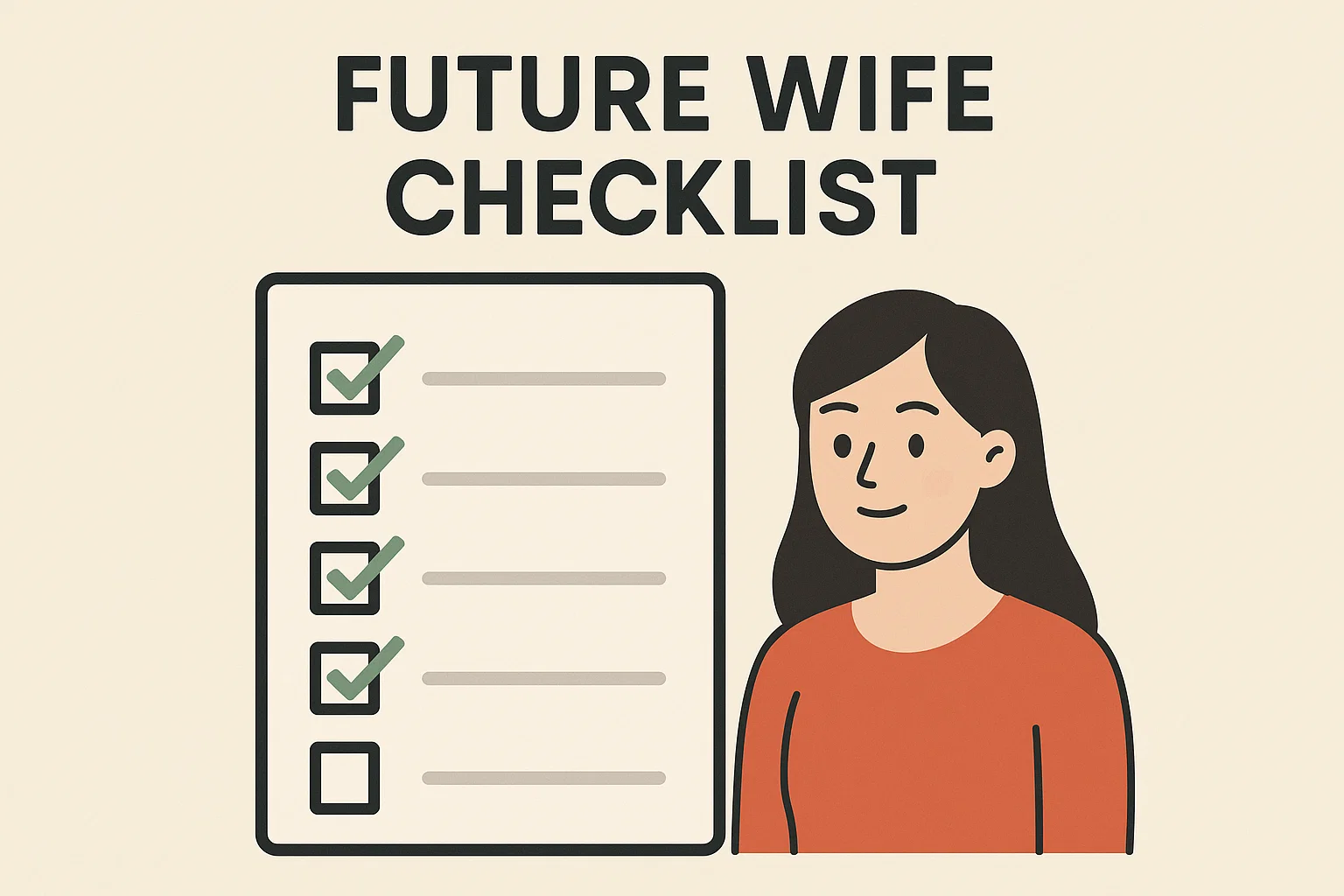 Future Wife Checklist: What Every Man Should Look For