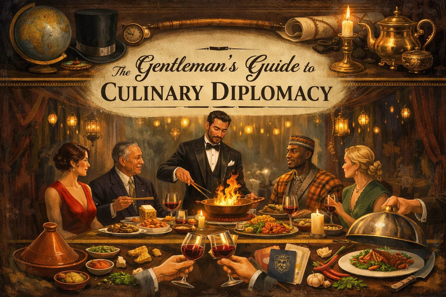 The Gentleman’s Guide to Culinary Diplomacy & Global Flavors for Hosting