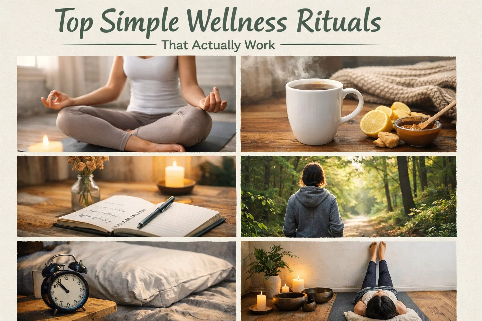 Top Simple Wellness Rituals That Actually Work