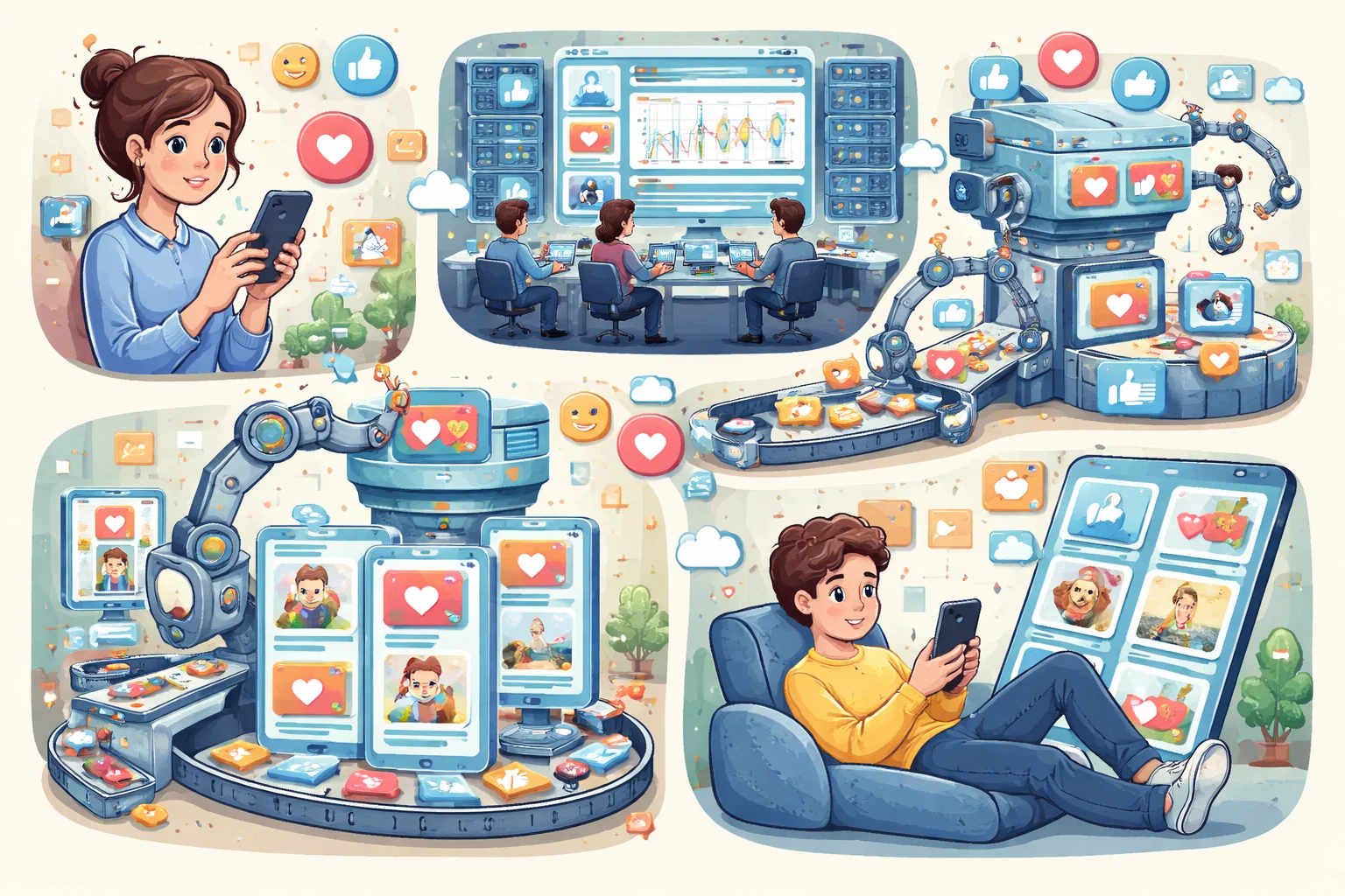 How Social Media Algorithms Work Behind the Scenes (Explained Simply)